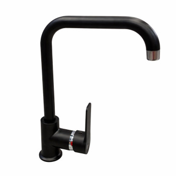 Baterie bucatarie lebada pipa lunga Platin Negru PLA 102B ARM 797836